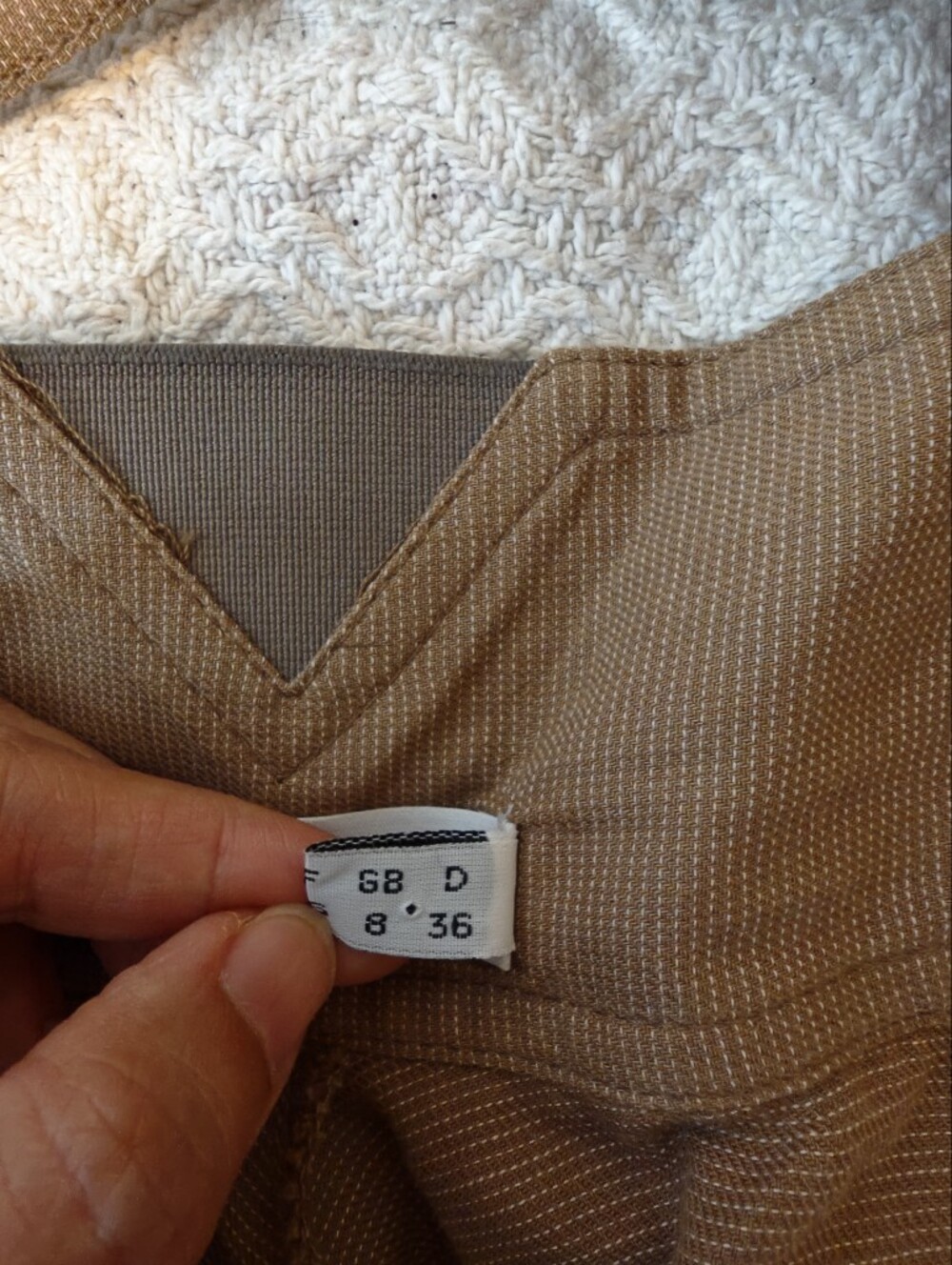 See by Chloe A-Line Brown Tan Pinafore Midi Skirt with Suspenders Size S - Picture 9 of 14